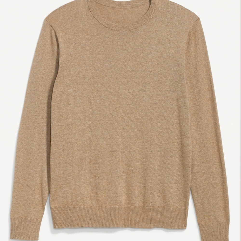 NWT Beige crew neck sweater